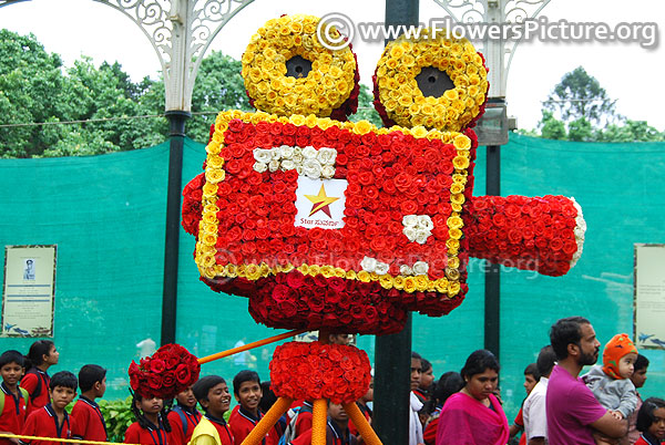 Floral gaint camera lalbagh independence day