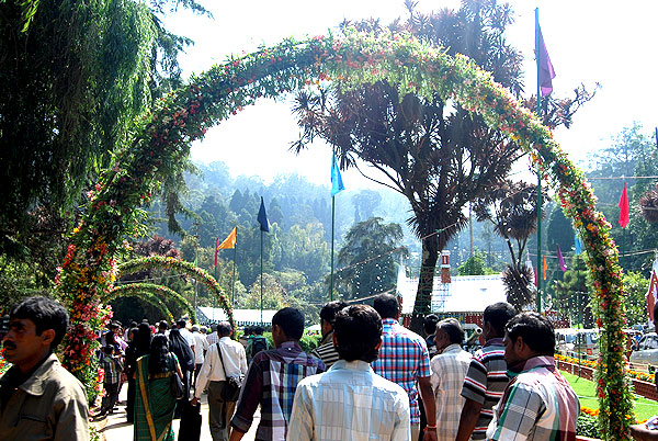 Ooty flower show2014 front arch