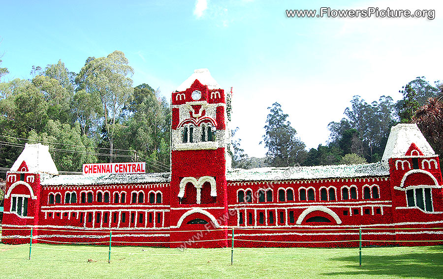 Chennai central railway station-Ooty Flower show 2016