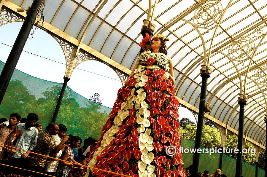 Flower Girl With Anthurium