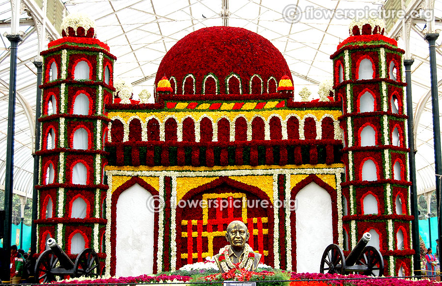 Floral Replica of gol gumbaz