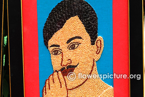 Chandra shekhar azad grains art