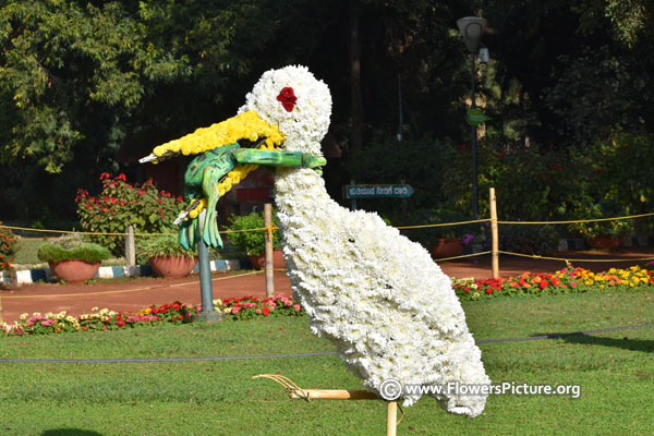 Floral bird