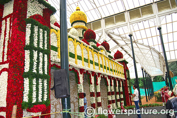 Mysore palace front view decoration