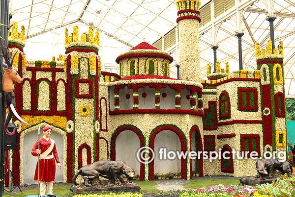 Floral bangalore palace in lalbagh