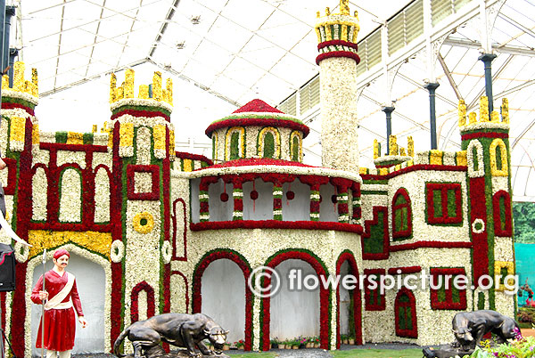 Main view of bangalore palace