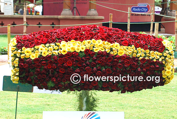 Mridangam miruthangam musical instrument floral creation