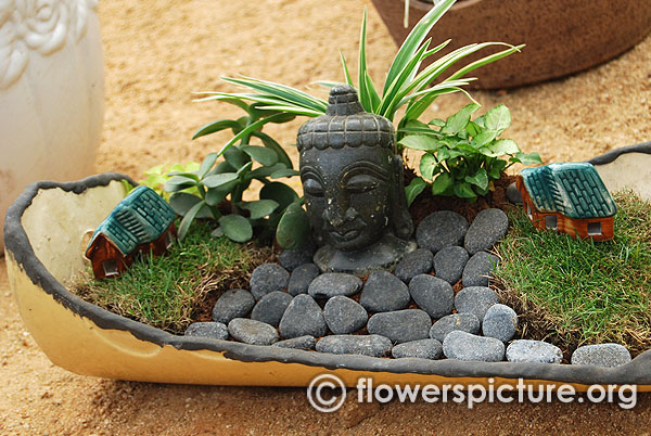 Buddha miniature garden buddha sculpture