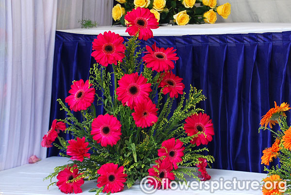 Pink gerbera bouquet