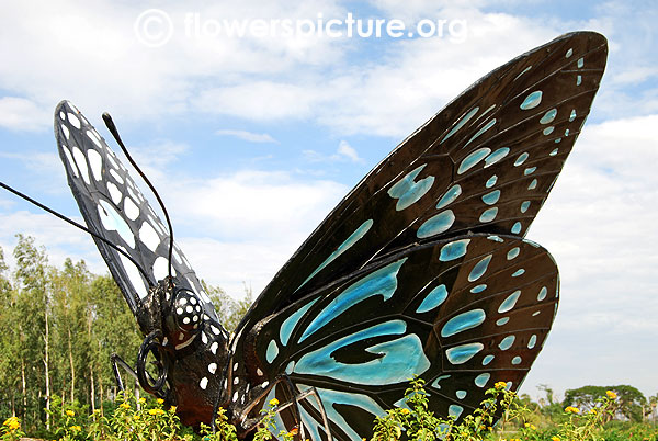 Giant butterfly sculpture